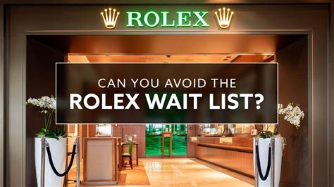 rolex waiting list uk.